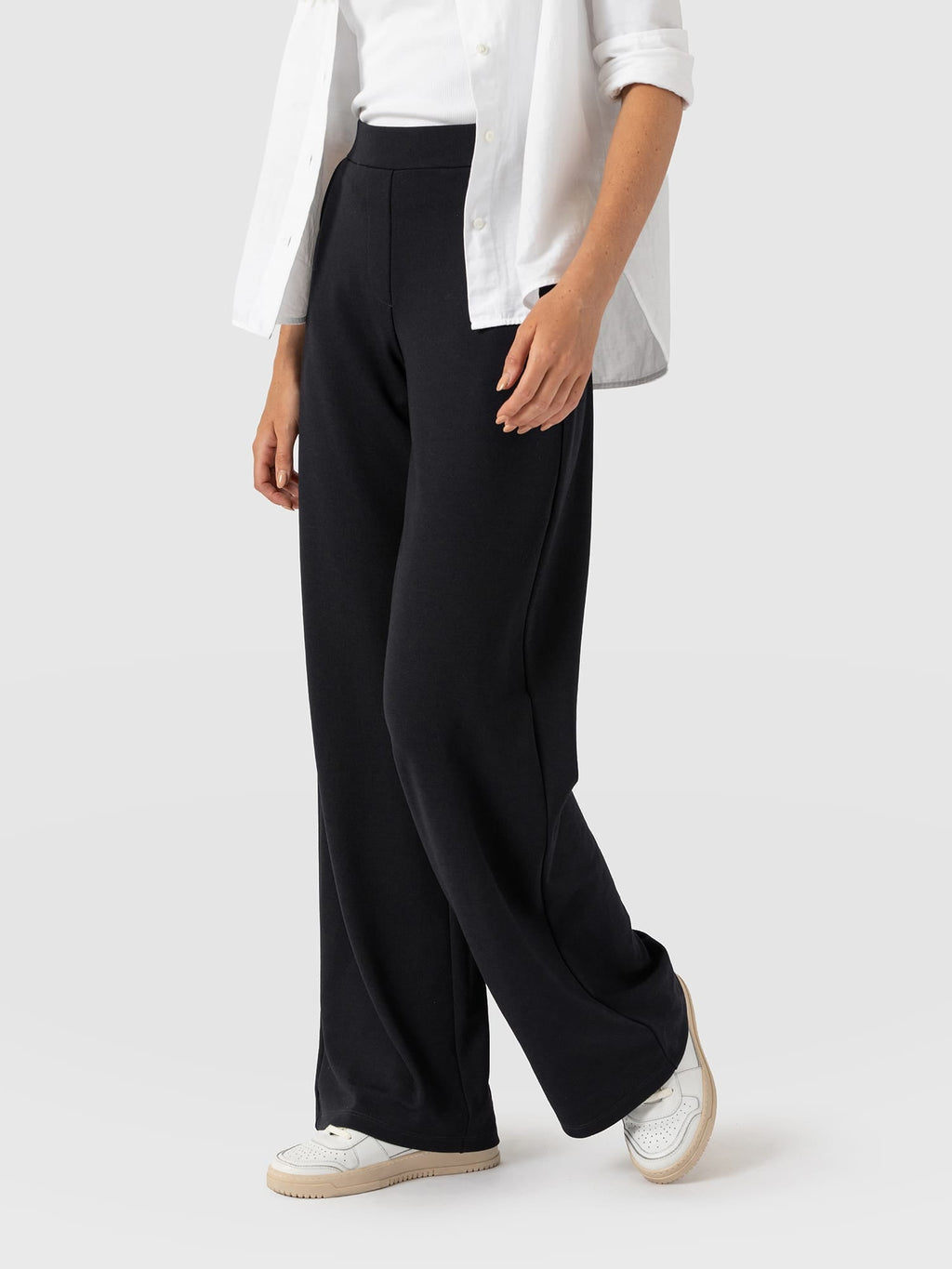 Hoxton Wide Leg Pant - Black
