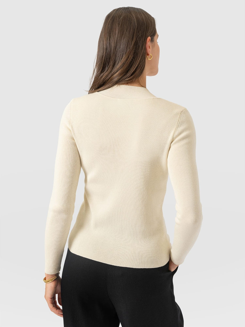 Isla Knit Rollneck - Cream