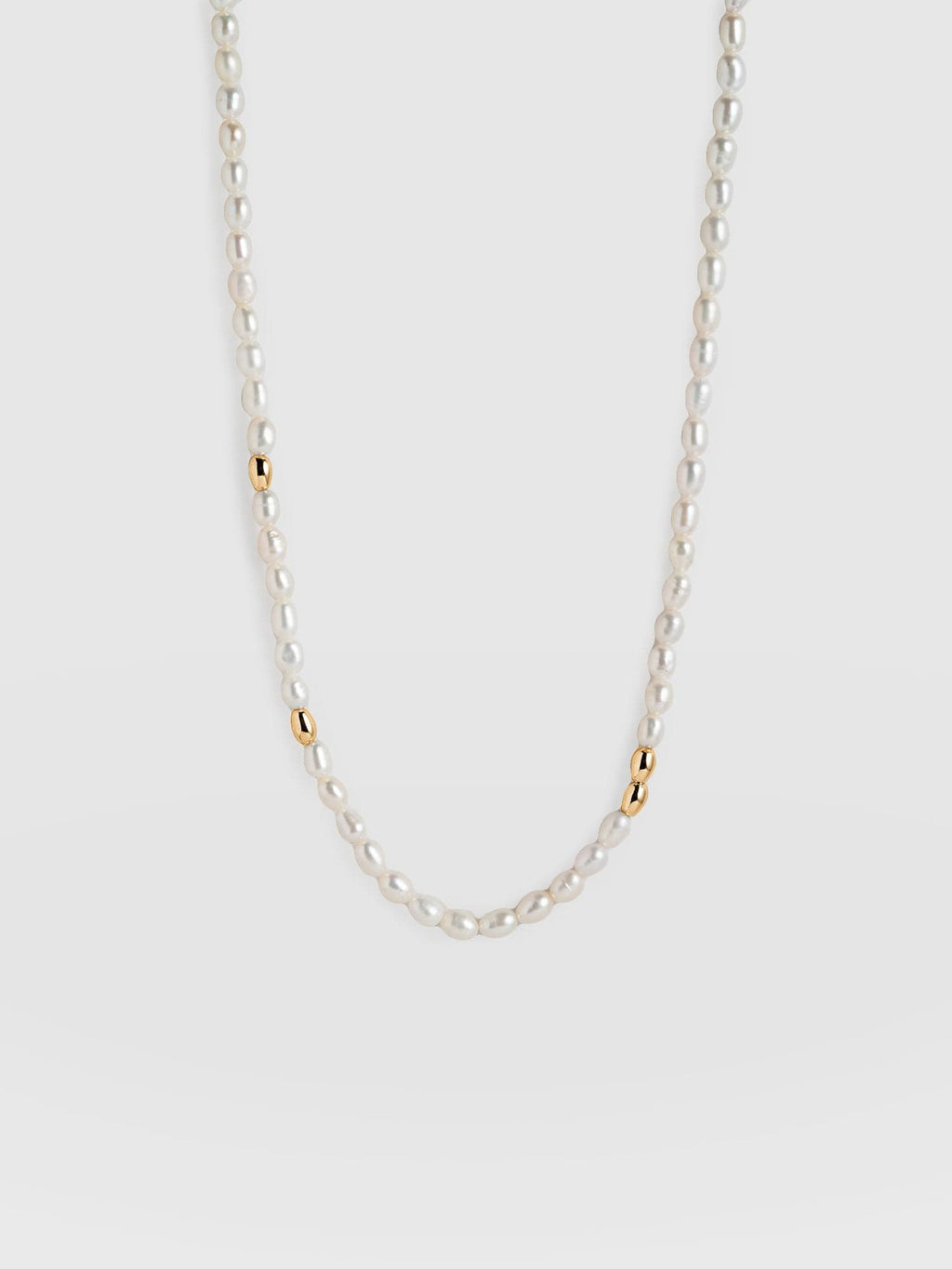 Jacqueline Pearl Necklace - Gold