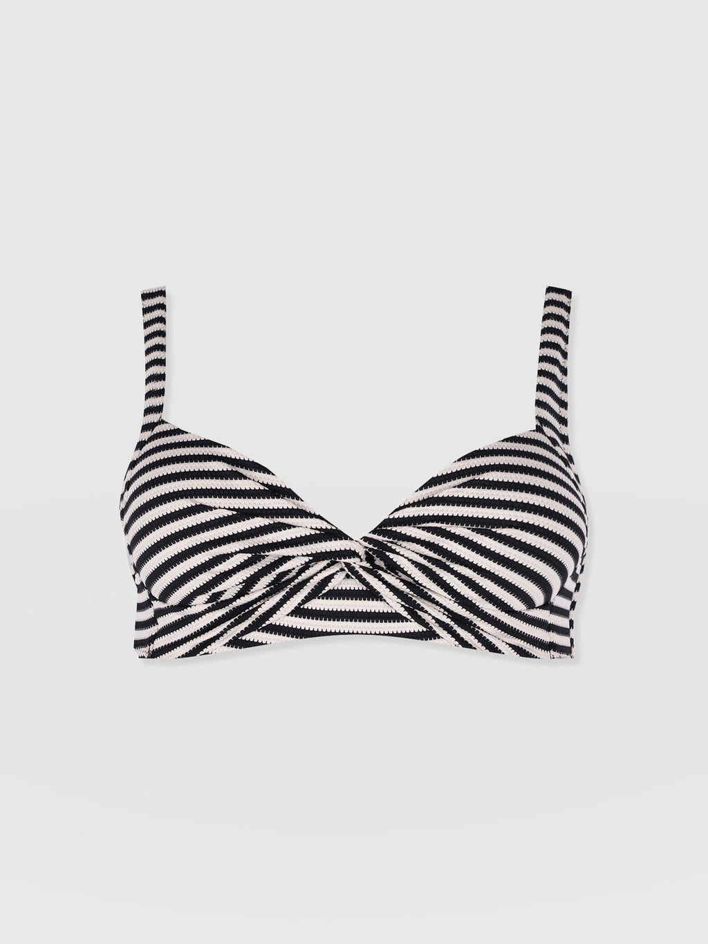 Jesse Twist Front Bikini Top - Stripe