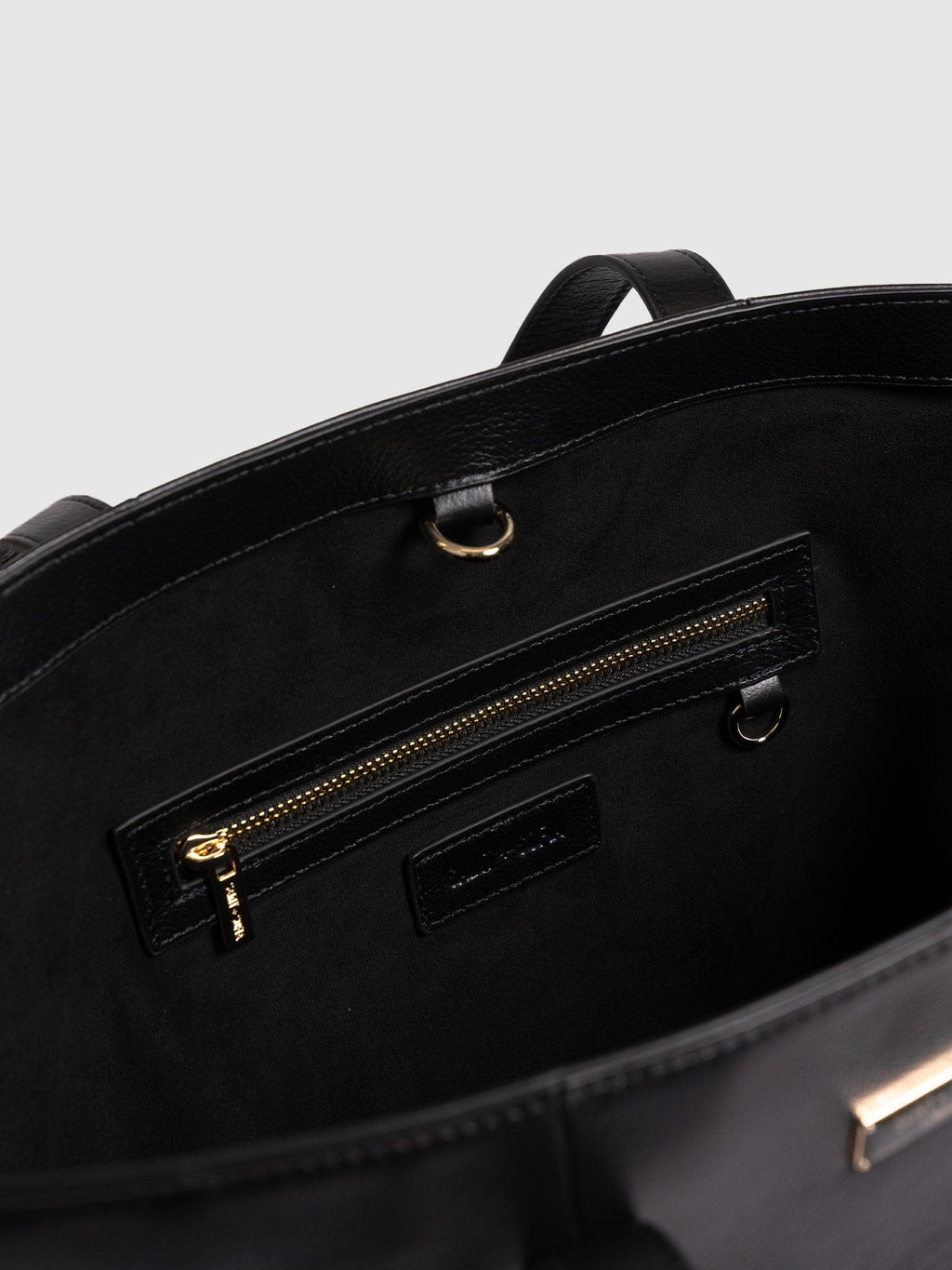 Kara Shopper Bag - Black Leather