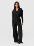 Keller Long Sleeve Jumpsuit - Black