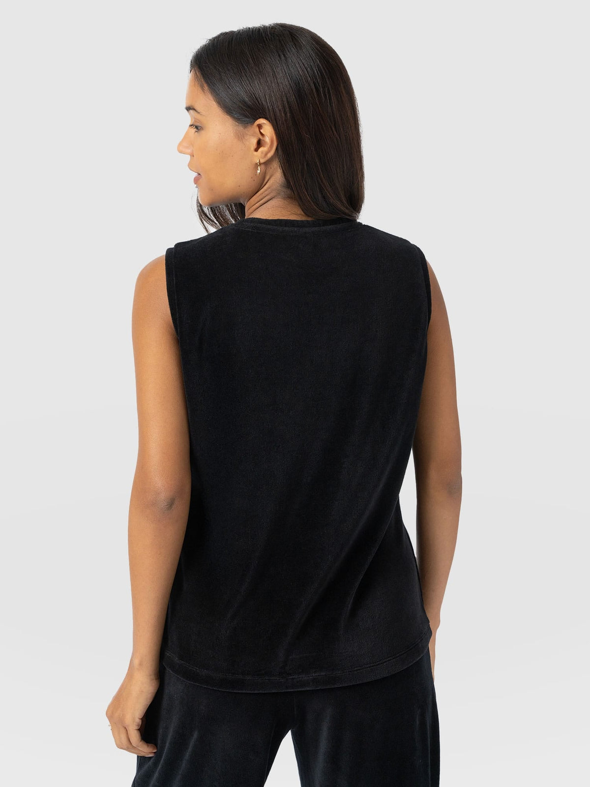 Keller Vest - Black Velvet