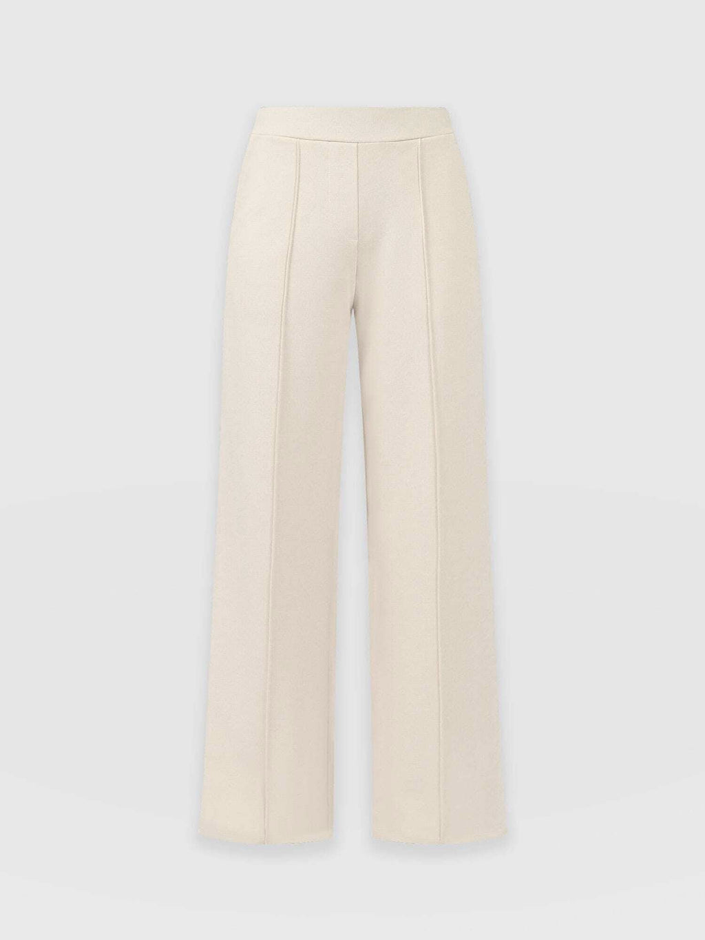 Keller Wide Leg Pant - Cream