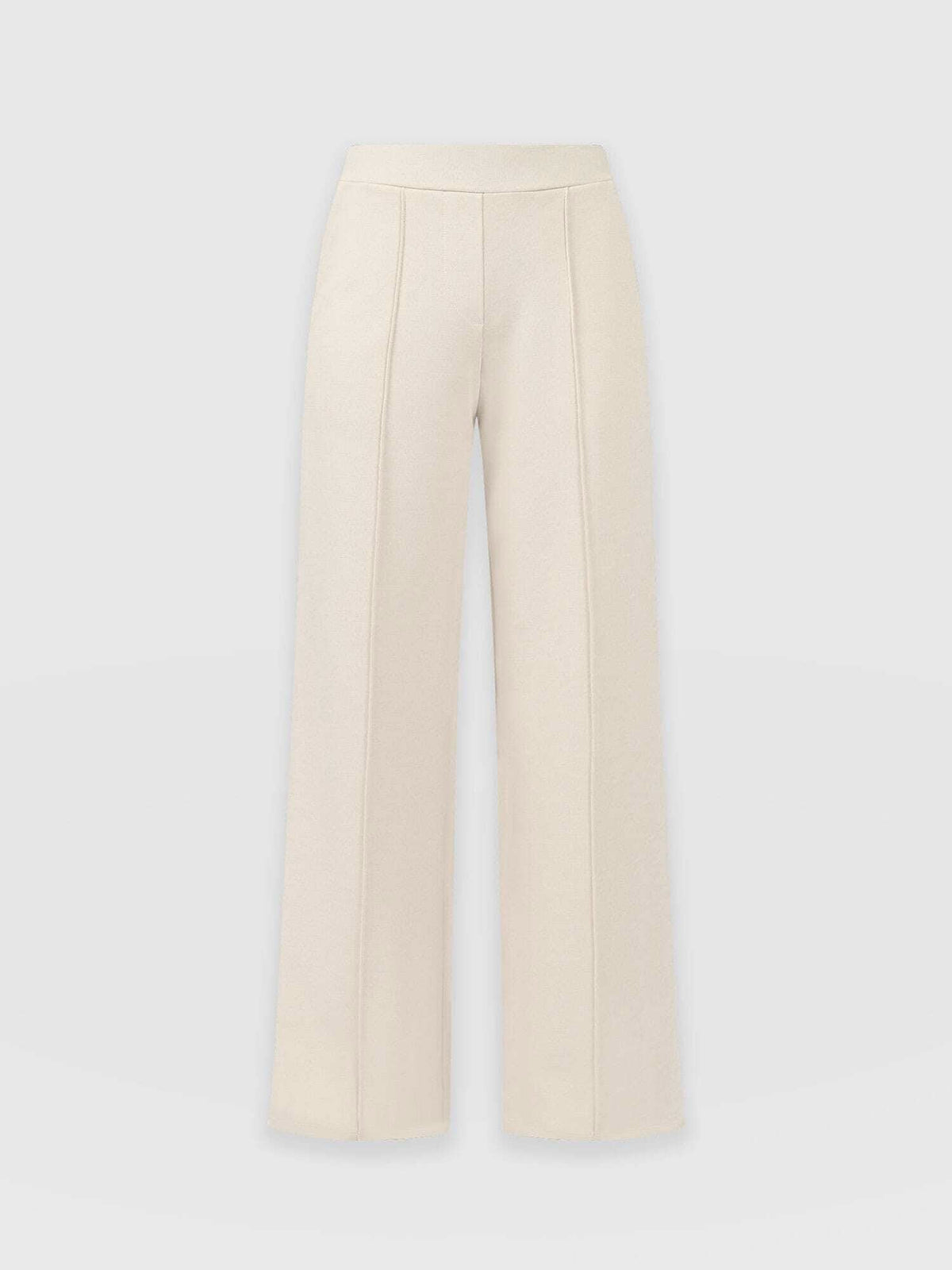 Keller Wide Leg Pant - Cream