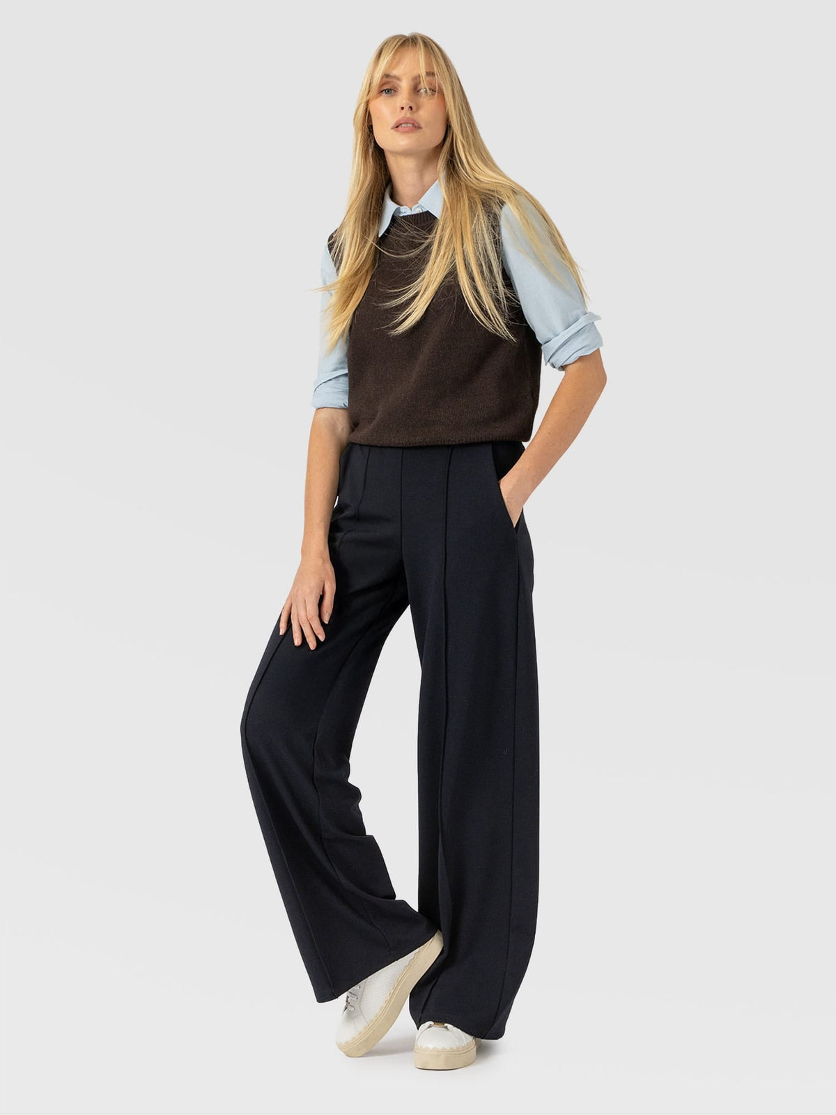 Keller Wide Leg Pant - Square