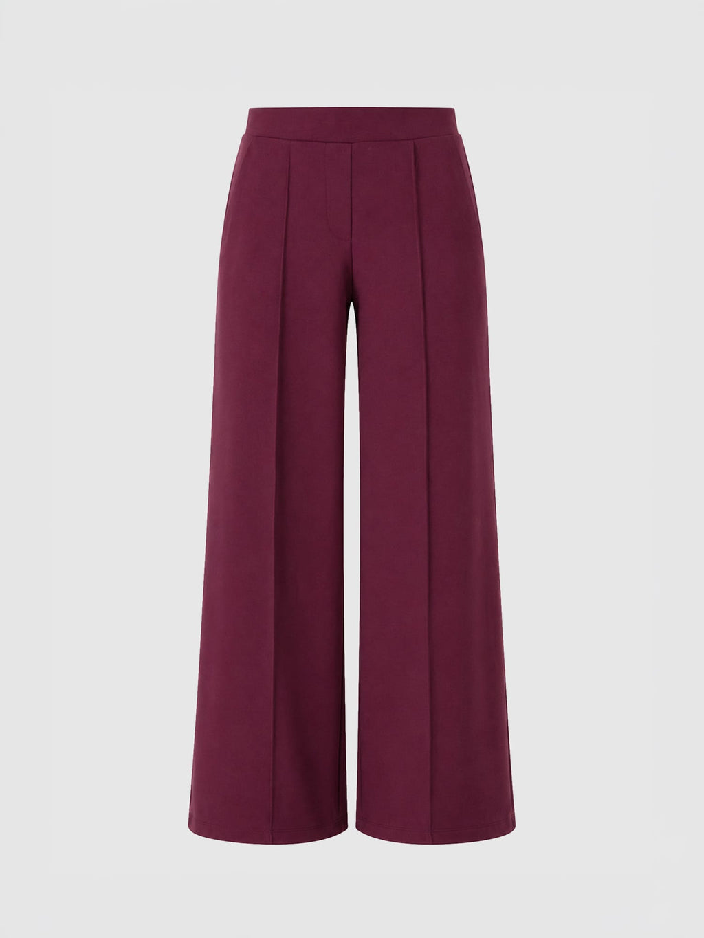 Keller Wide Leg Pant - Plum