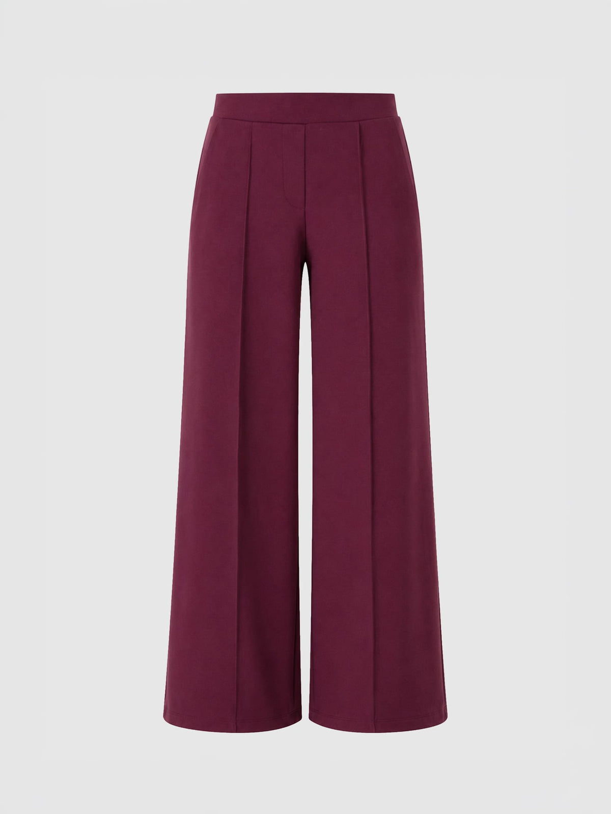 Keller Wide Leg Pant - Plum