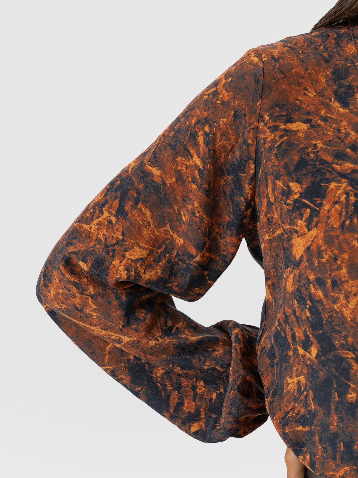 Kristen Blouse - Brown Marble