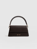 Lennox Half Flap Bag - Chocolate