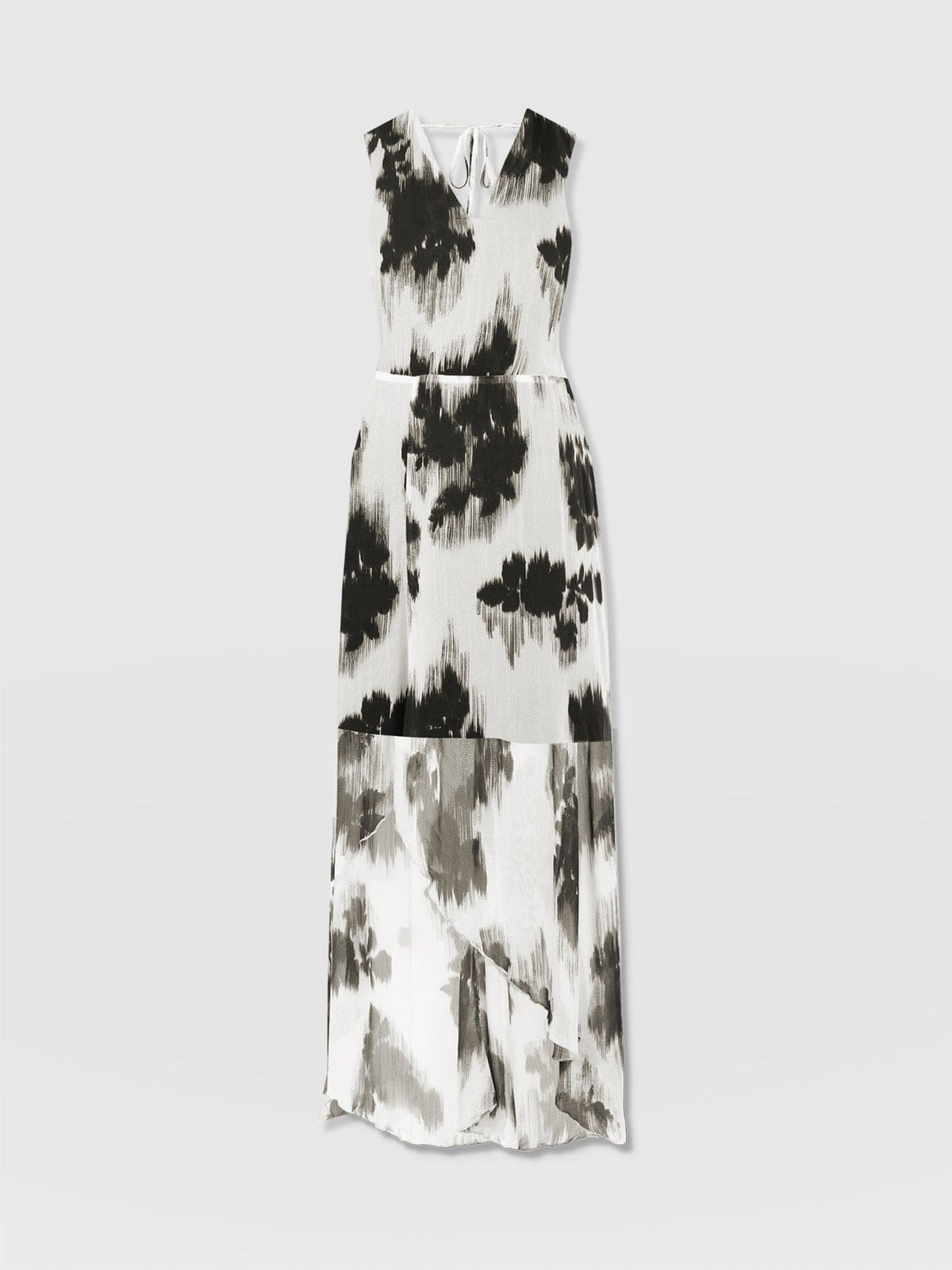 Lexi High Low Dress - White Fade Floral