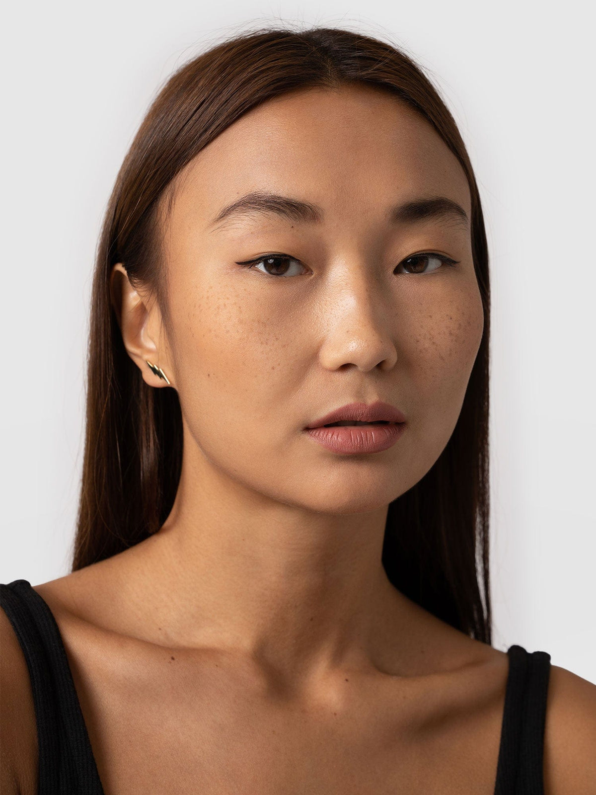 Lightning Earrings - Gold