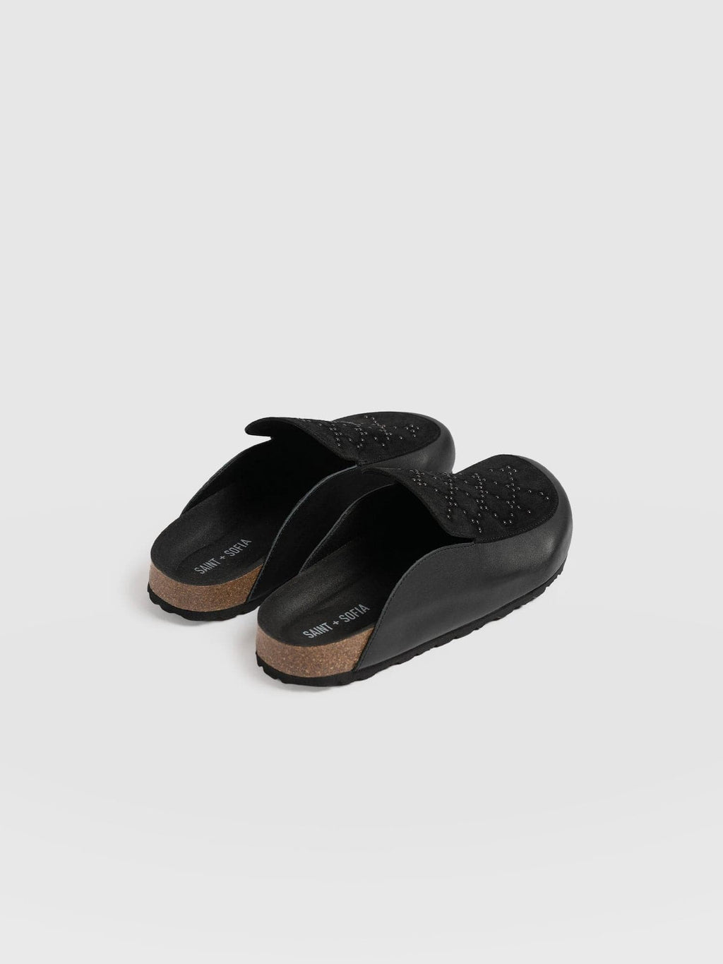 Lottie Studded Clogs - Black