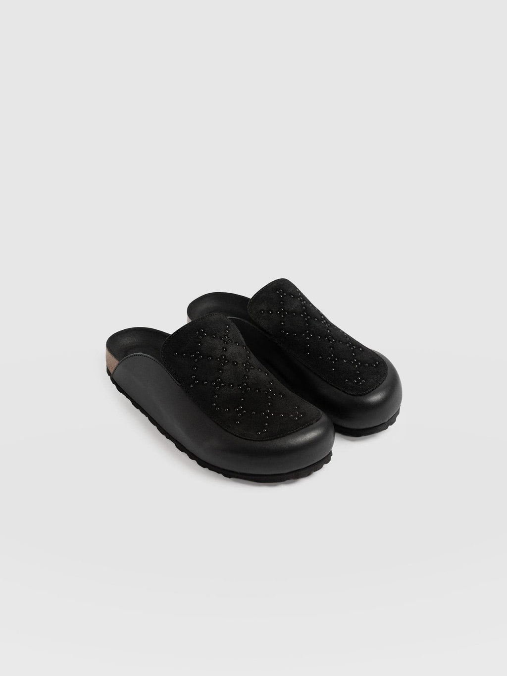 Lottie Studded Clogs - Black