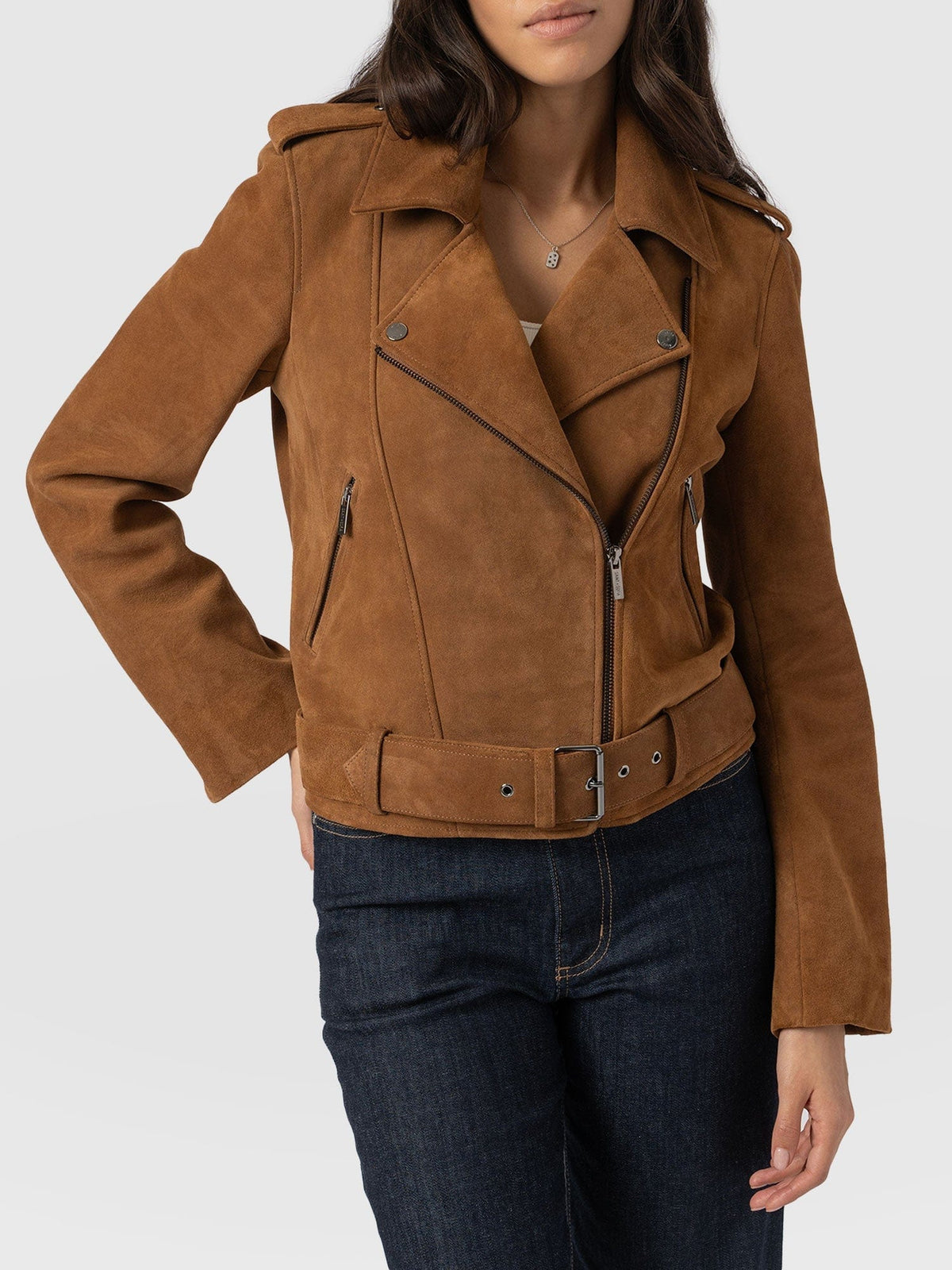 Luther Suede Jacket - Camel