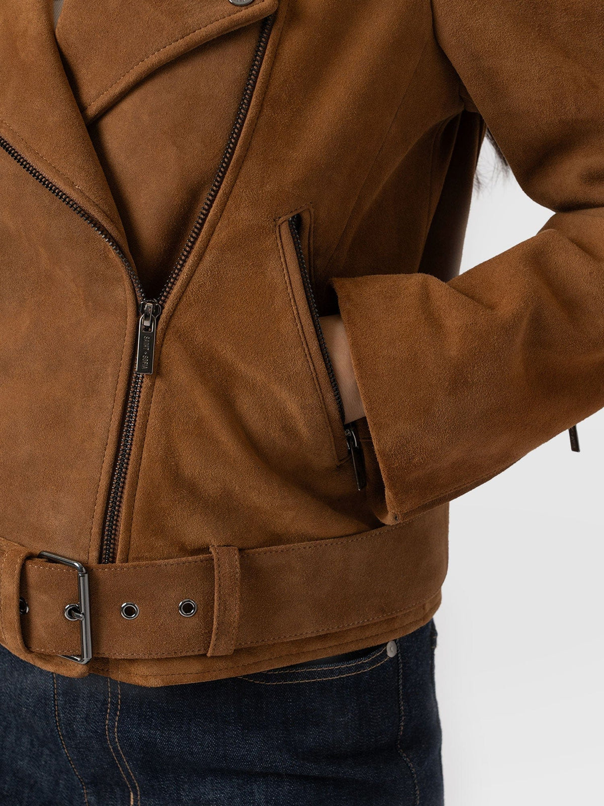 Luther Suede Jacket - Camel