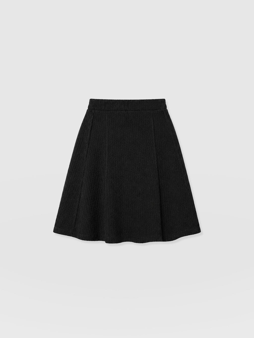 Macie Mini Skirt - Black Boucle