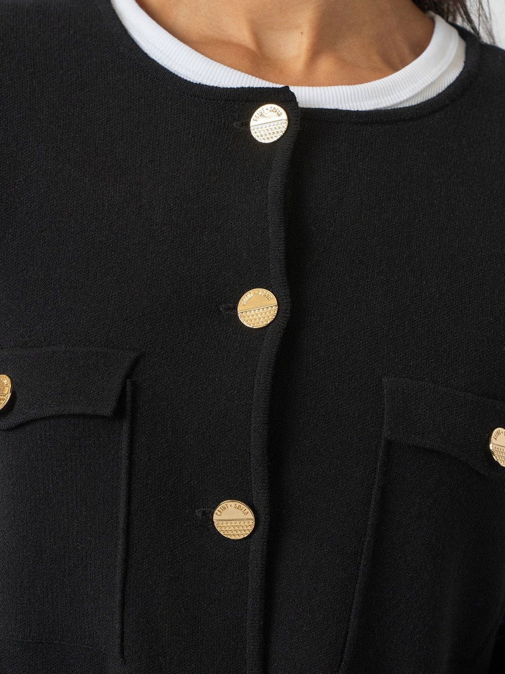 Maeva Knit Jacket - Black