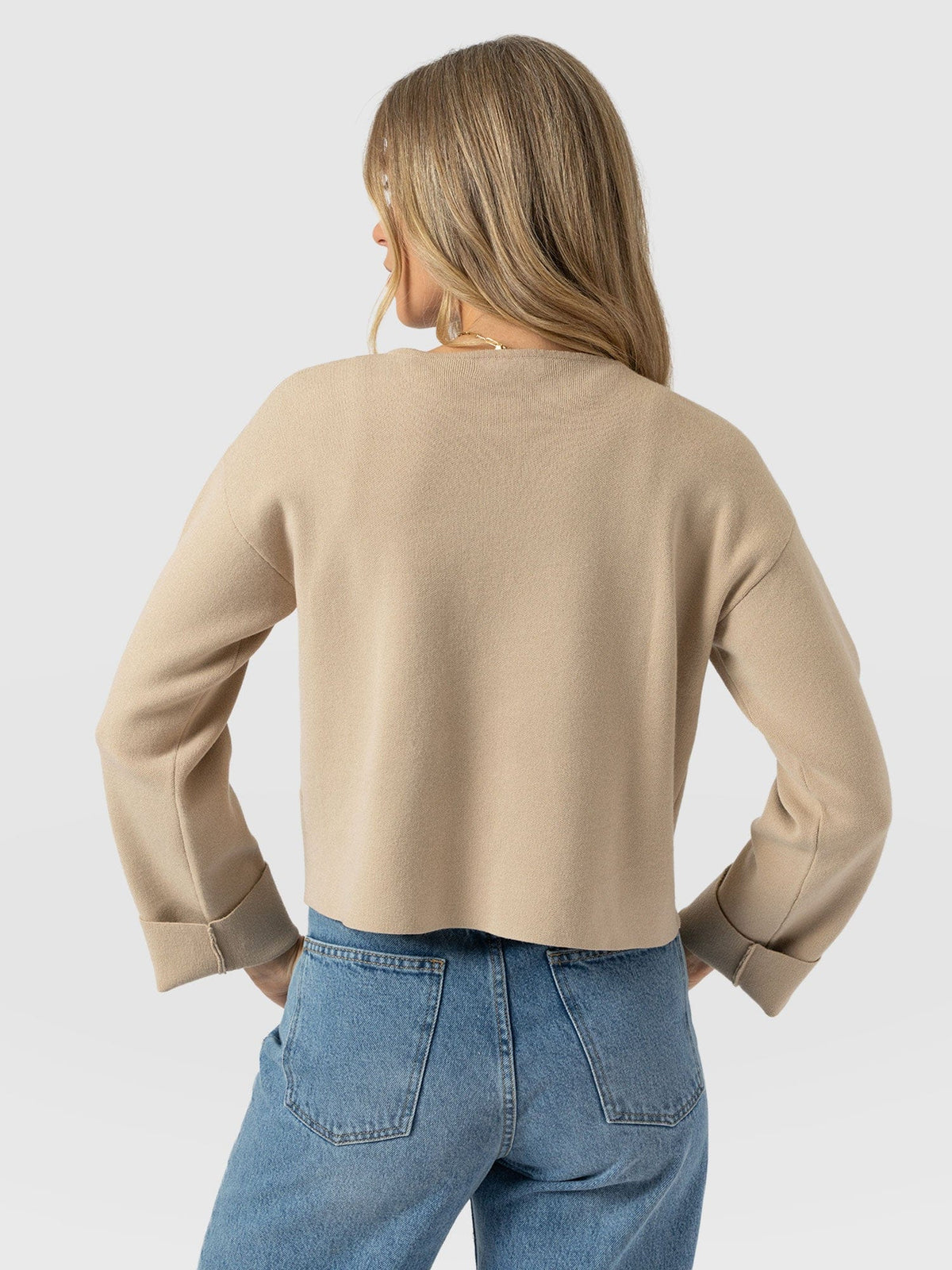 Maeva Knit Jacket - Cream