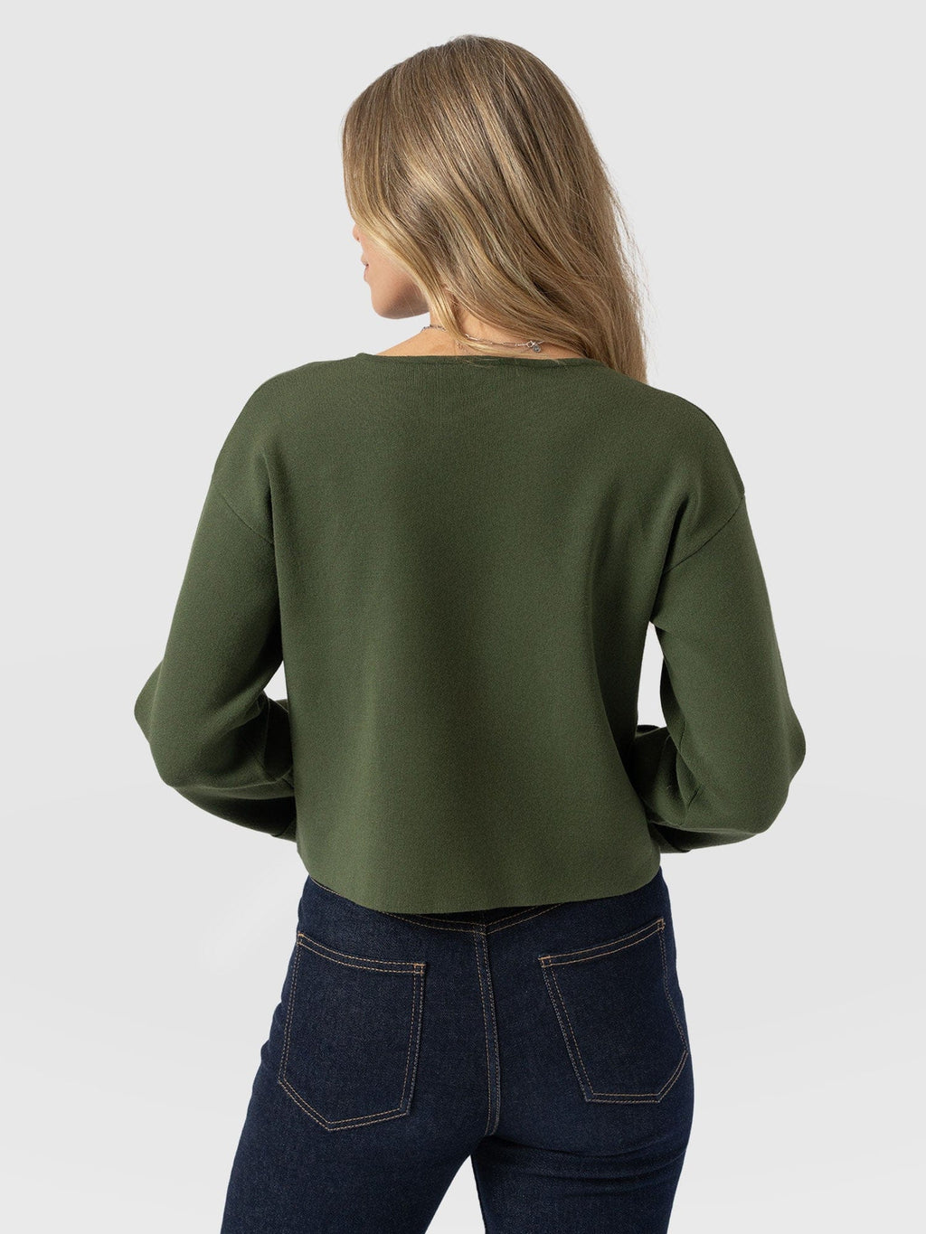 Maeva Knit Jacket - Khaki
