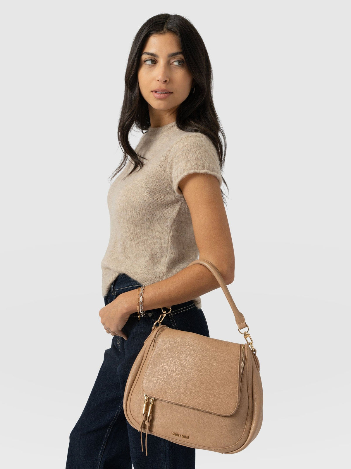 Marlowe Messenger Bag - Caramel