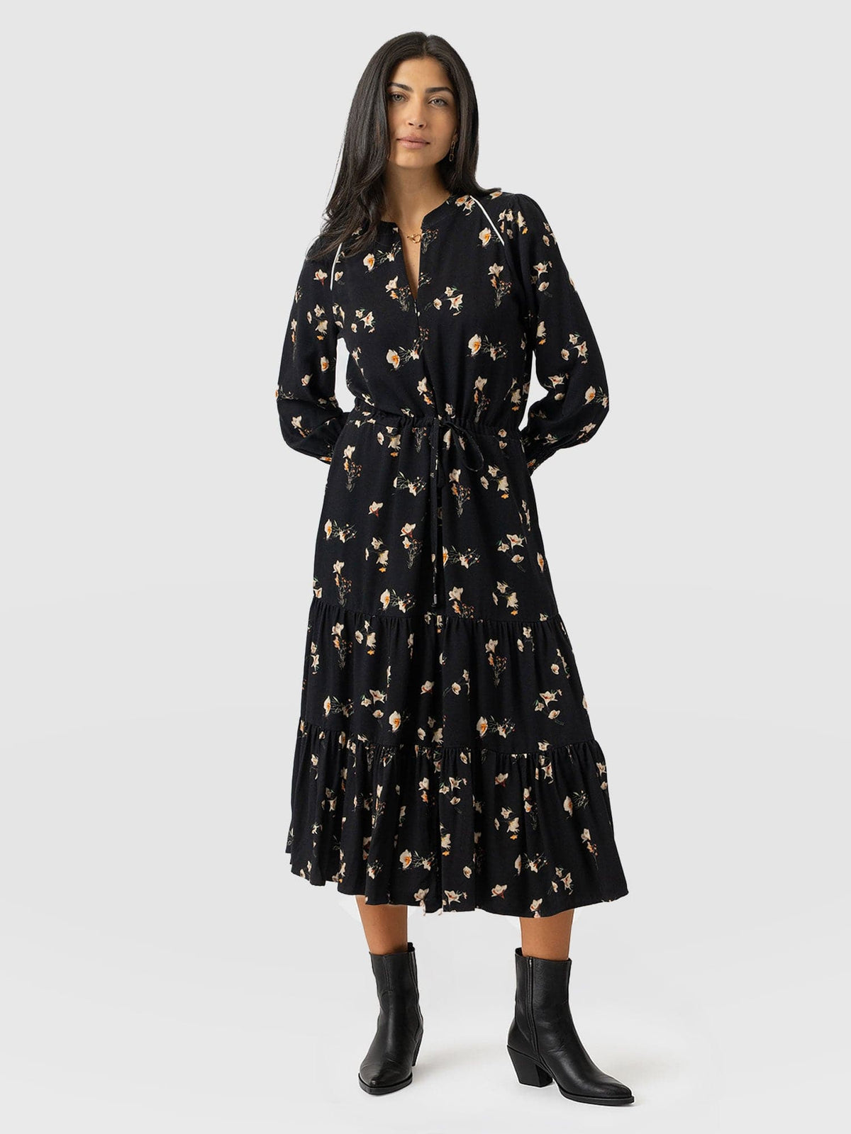 Olivia Zip Up Dress - Lily Gardens