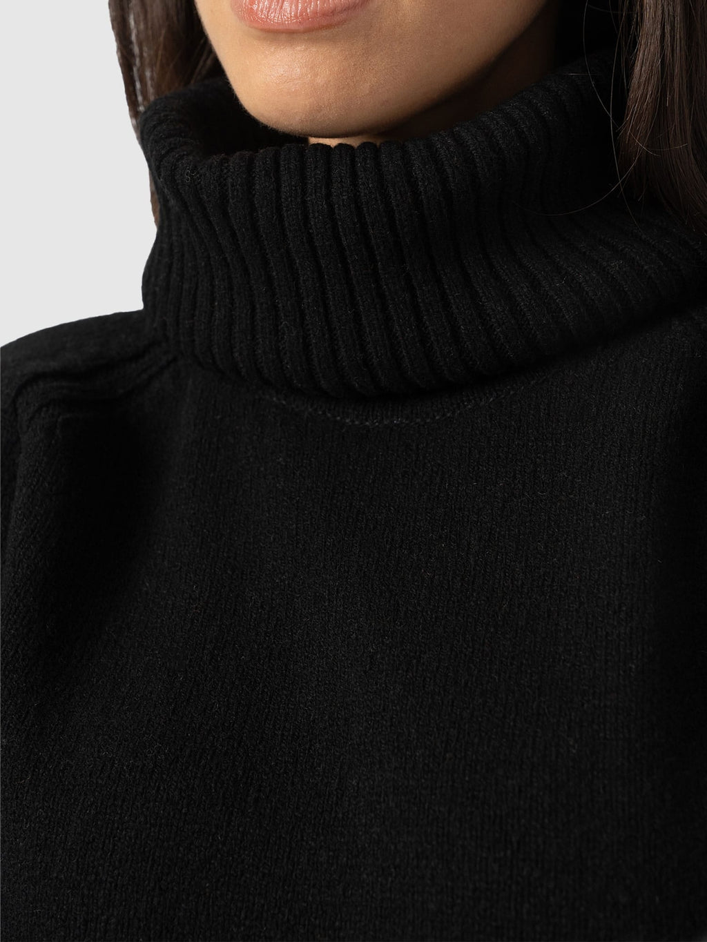 Oxford Cashmere Sweater - Black