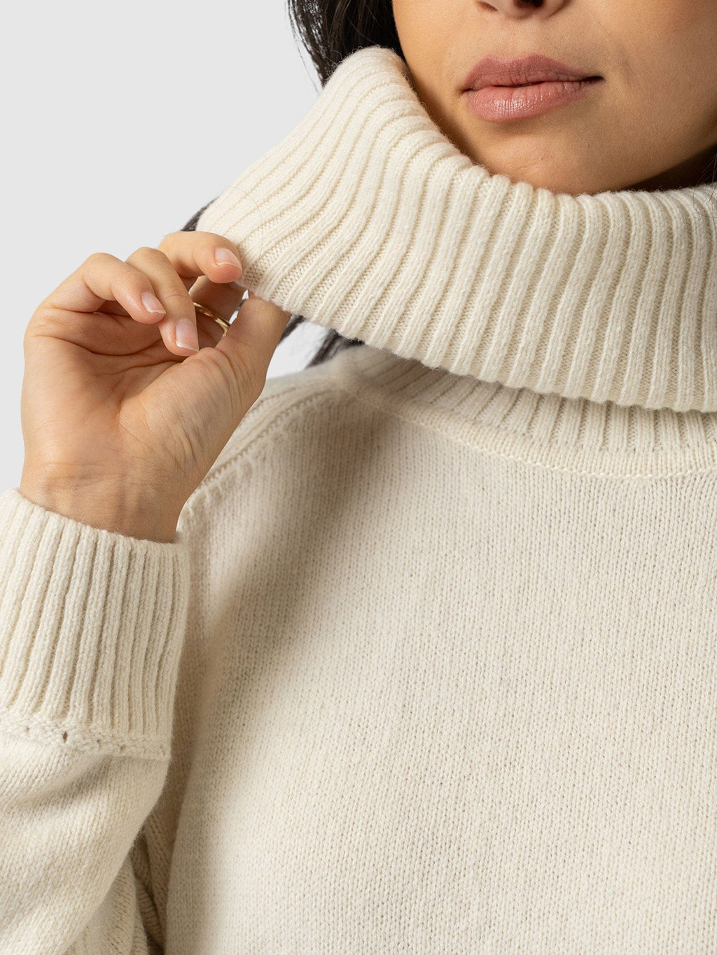 Oxford Cashmere Sweater - Cream