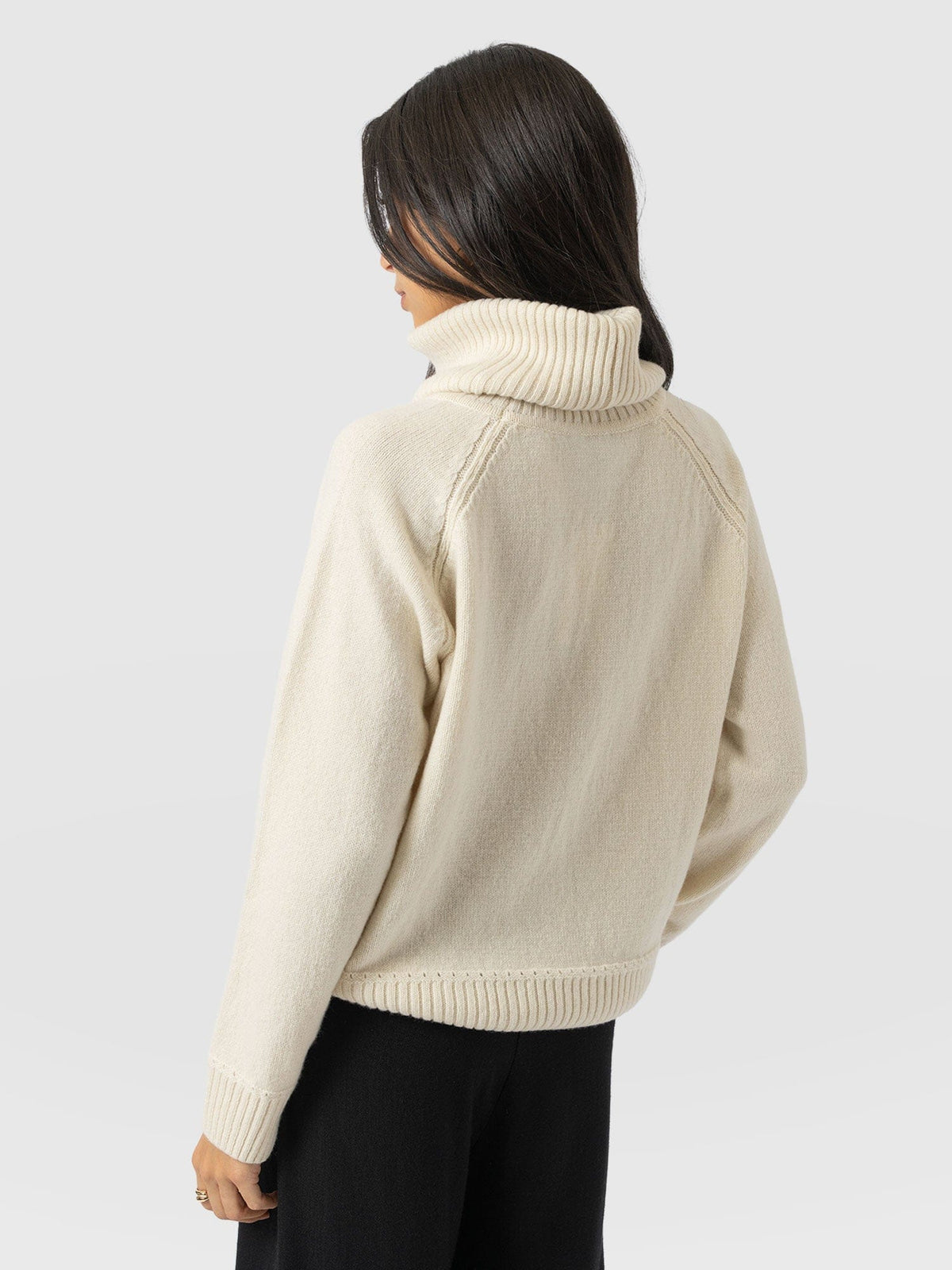 Oxford Cashmere Sweater - Cream