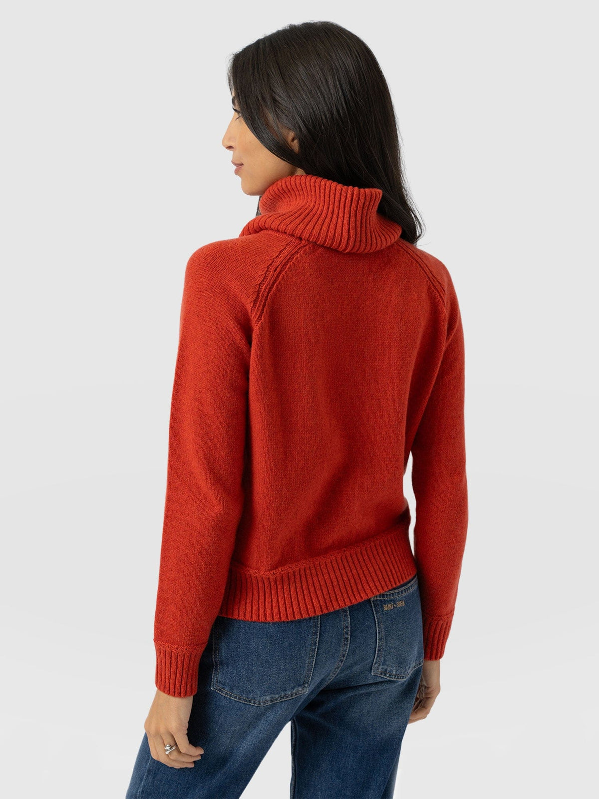 Oxford Cashmere Sweater - Orange