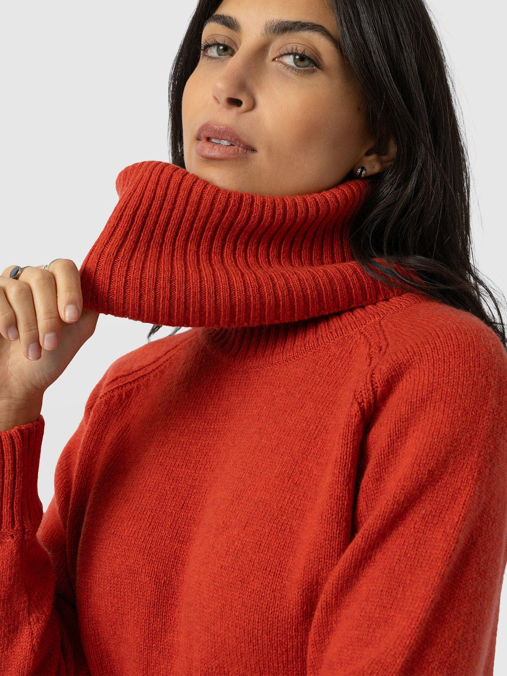 Oxford Cashmere Sweater - Orange