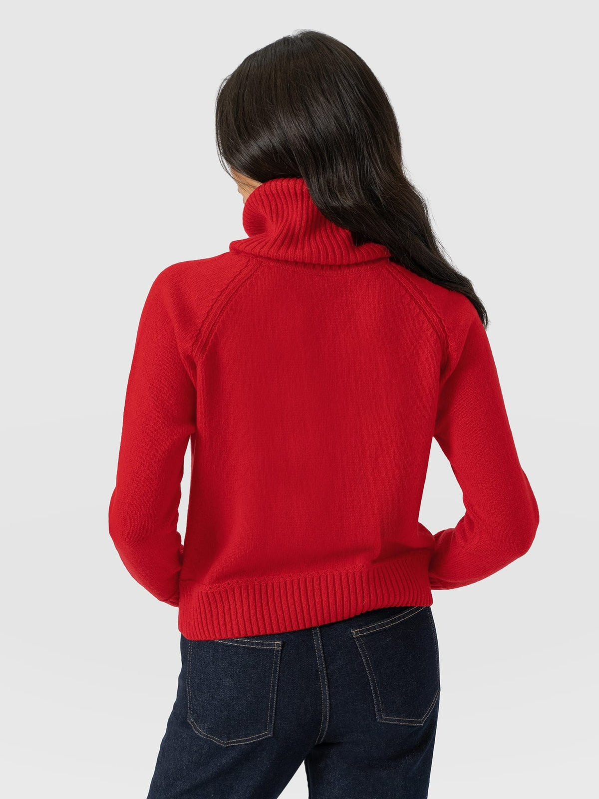 Oxford Cashmere Sweater - Red