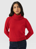 Oxford Cashmere Sweater - Red