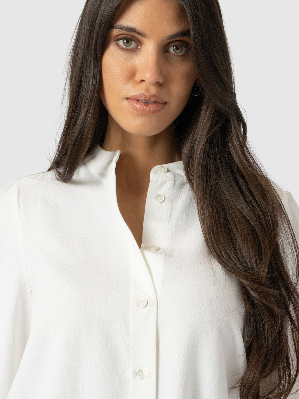 Paxton Pussybow Blouse - Cream