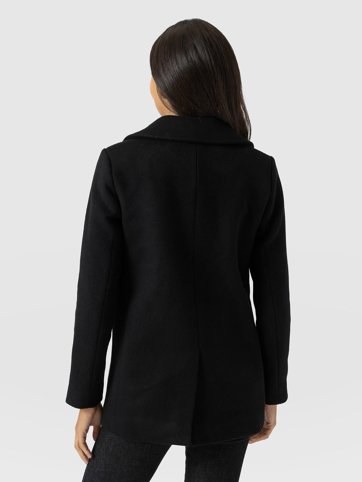 Quinn Pea Coat - Black