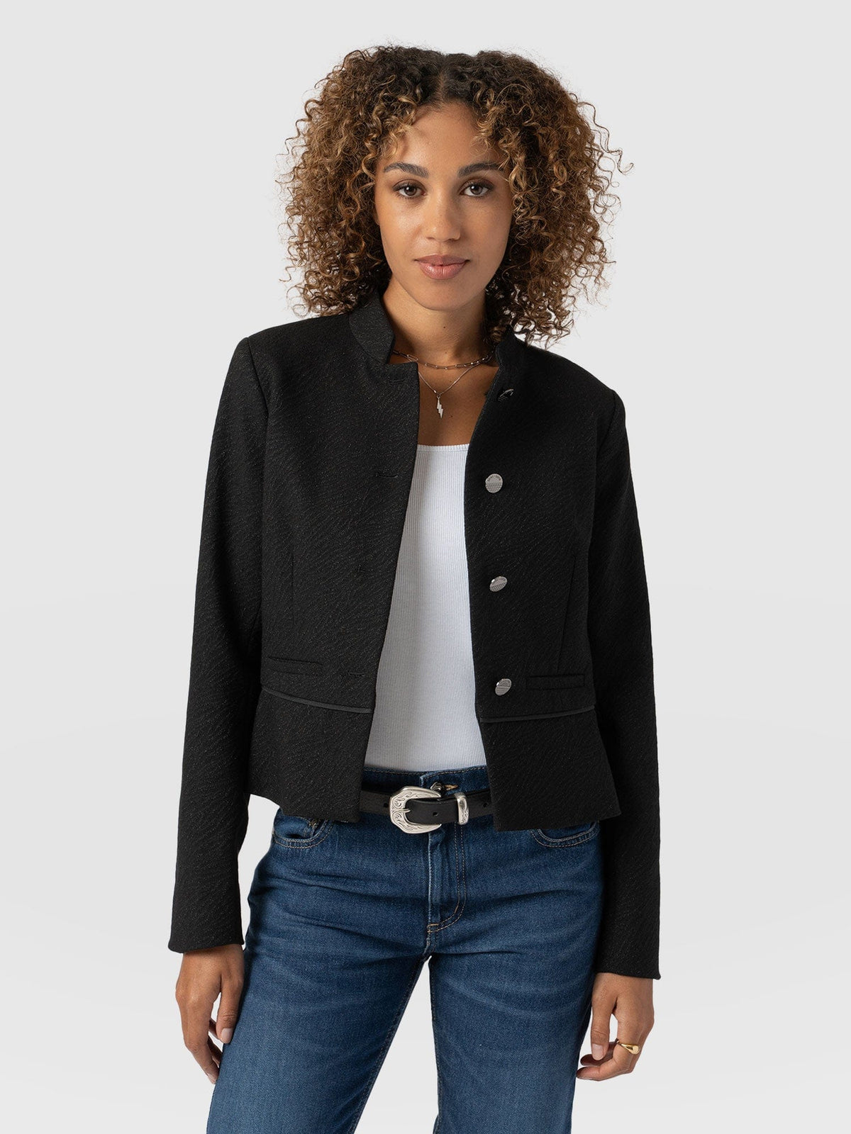 Ramone Jacket - Zebra Jacquard