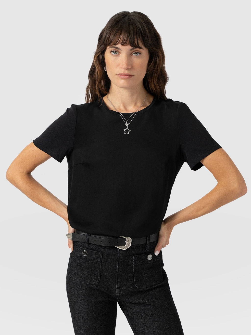 Rayner Contrast Tee - Black