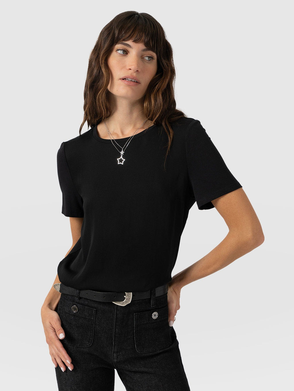 Rayner Contrast Tee - Black