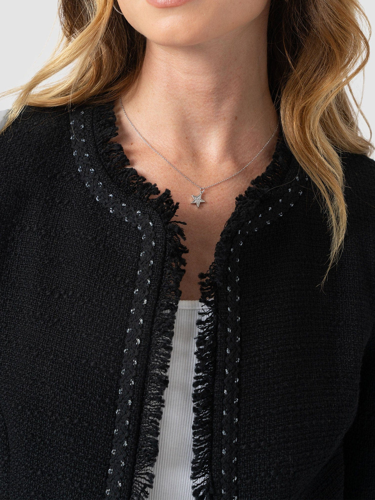 Rayner Jacket - Black Boucle