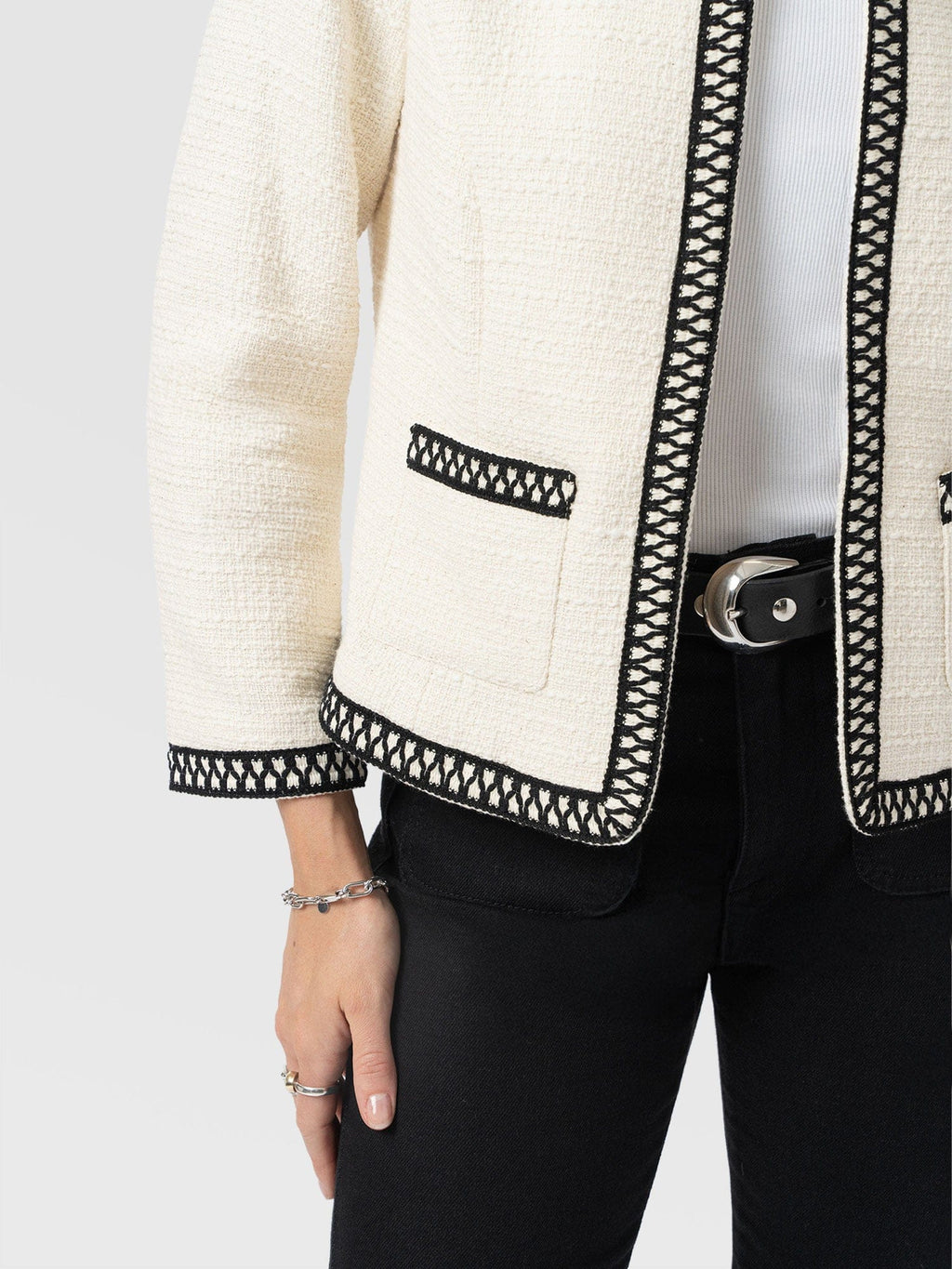 Rayner Jacket - Cream/Black