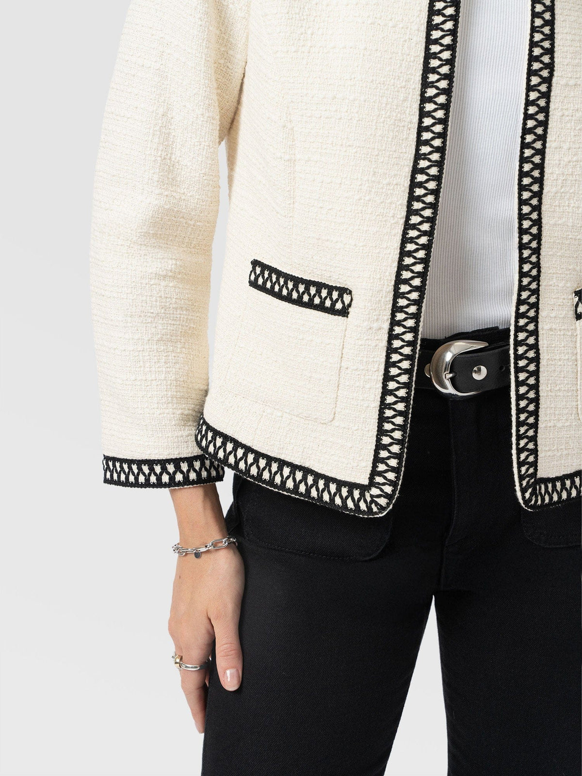 Rayner Jacket - Cream/Black