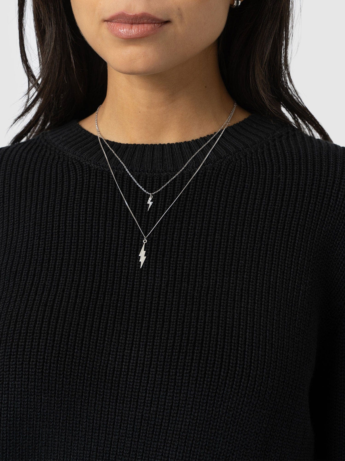 Remy Crop Sweater - Black