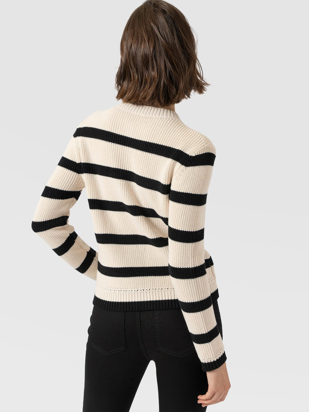 Remy Crop Sweater - Stripe