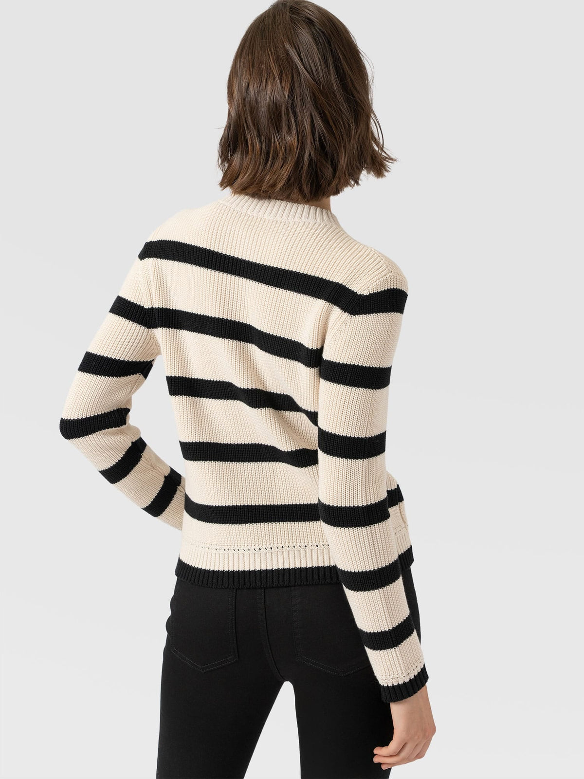 Remy Crop Sweater - Stripe