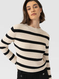 Remy Crop Sweater - Stripe