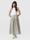 Renee Contrast Dress - Gingham