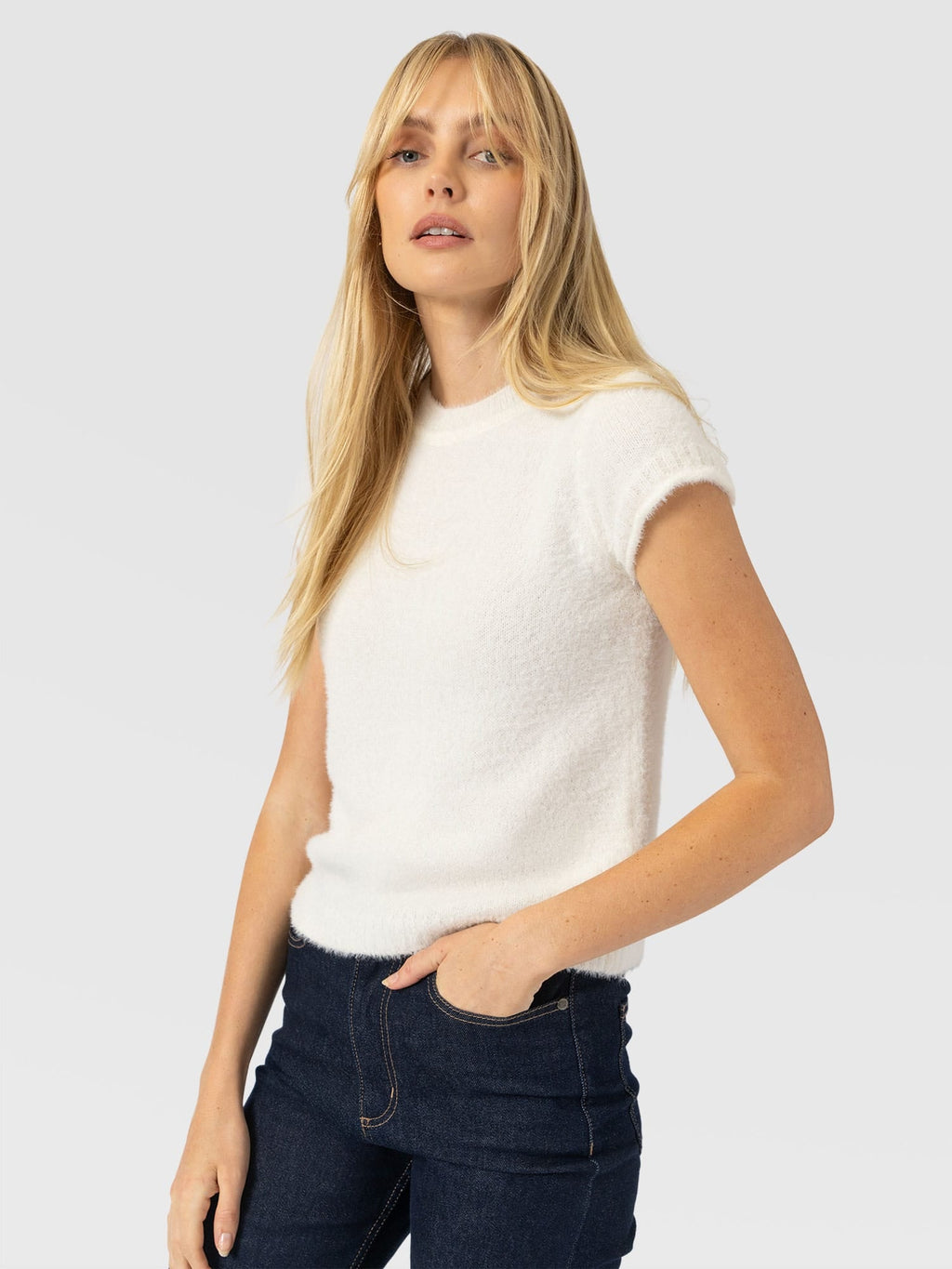 Rosalie Baby Tee - Cream