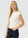 Rosalie Baby Tee - Cream