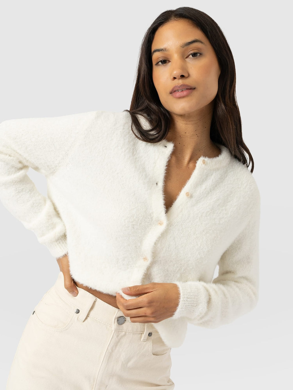 Rosalie Cardigan - Cream
