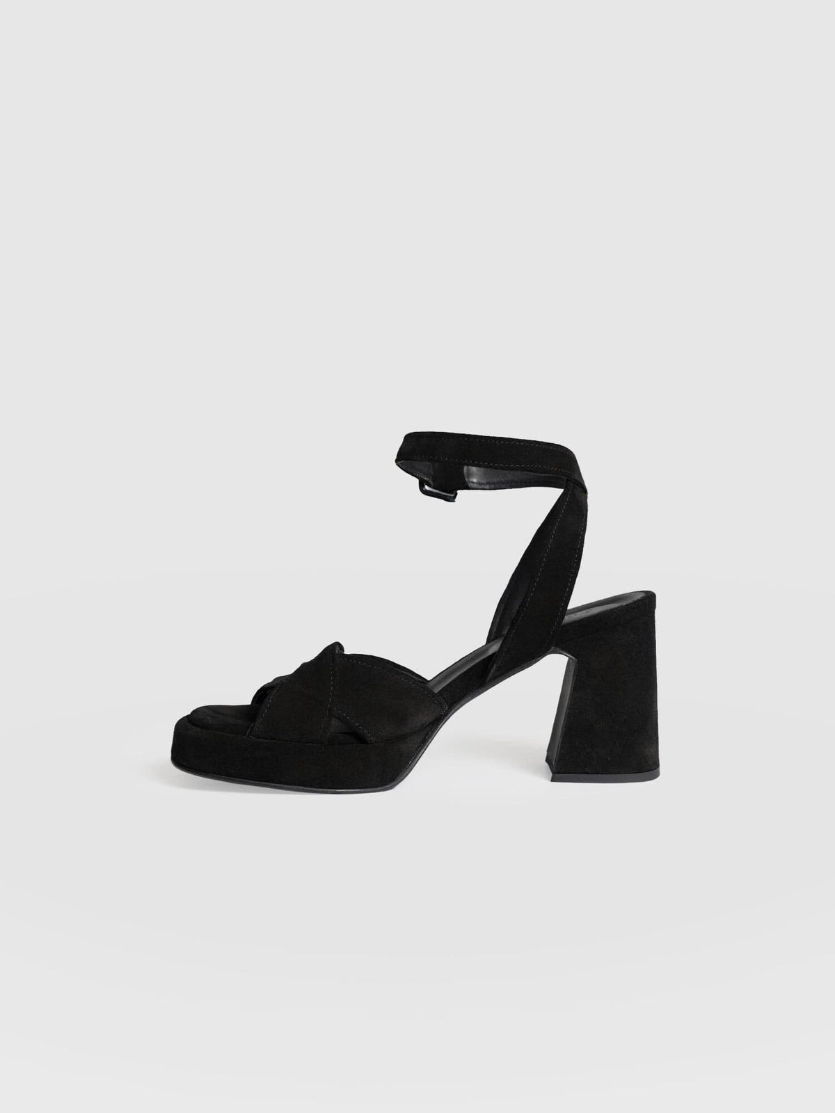 Roux Platform Heels - Black